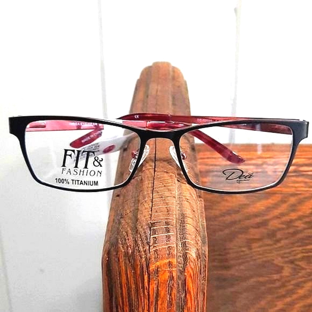 NEW TITANIUM Eyeglass Frame Rx'able, 55 17 135, glasses, hypoallergenic women's